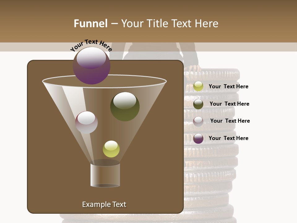 Business Man Sitting On Stack Of Coins PowerPoint Template