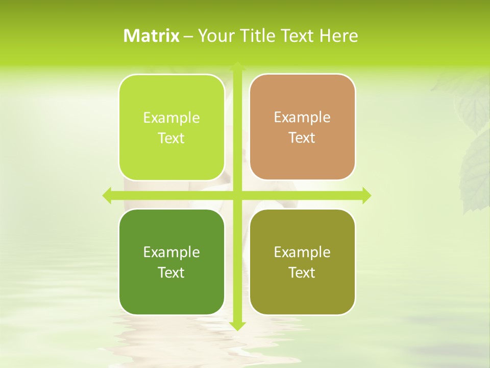 Pretty Blond Woman Relaxing In The Whirlpool PowerPoint Template