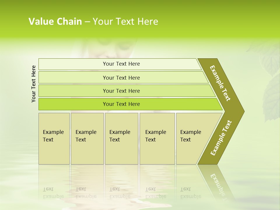 Pretty Blond Woman Relaxing In The Whirlpool PowerPoint Template