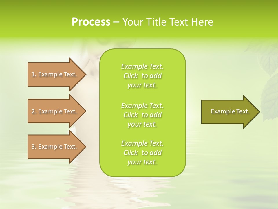 Pretty Blond Woman Relaxing In The Whirlpool PowerPoint Template