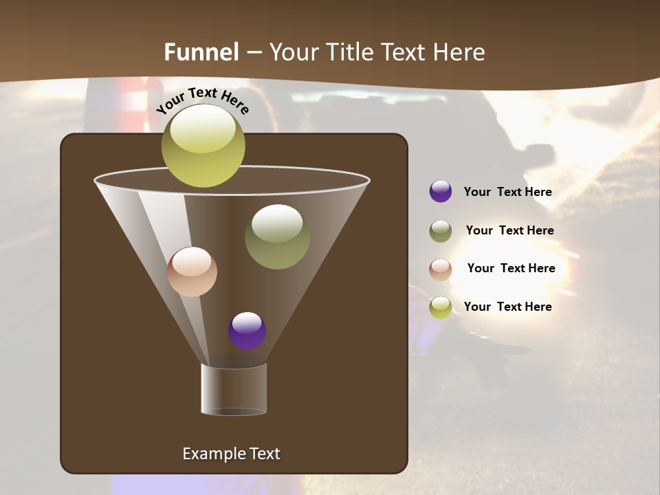 A Traffic Officer Directing Traffic On A Busy Road PowerPoint Template