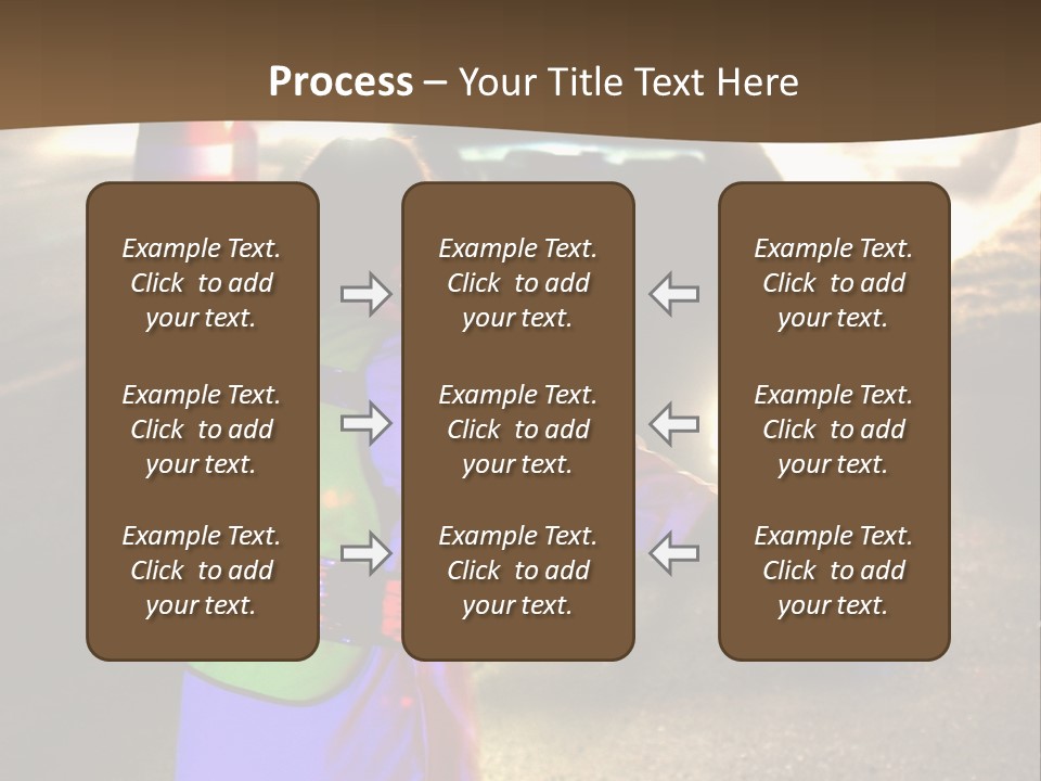 A Traffic Officer Directing Traffic On A Busy Road PowerPoint Template