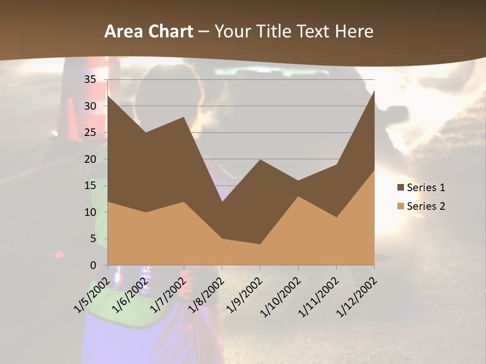 A Traffic Officer Directing Traffic On A Busy Road PowerPoint Template