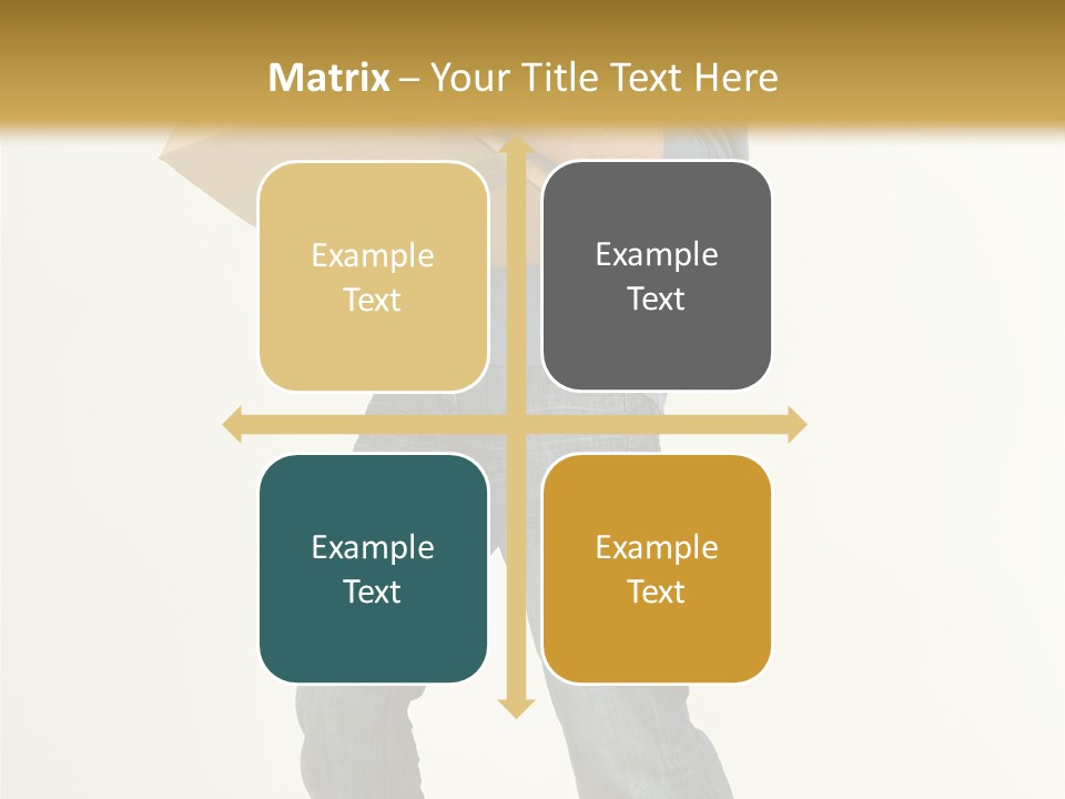 Tired Young Man Holding Cardboards. Looking At Camera. Gray Background, Whole Body PowerPoint Template