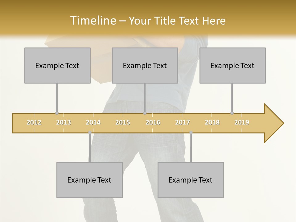 Tired Young Man Holding Cardboards. Looking At Camera. Gray Background, Whole Body PowerPoint Template