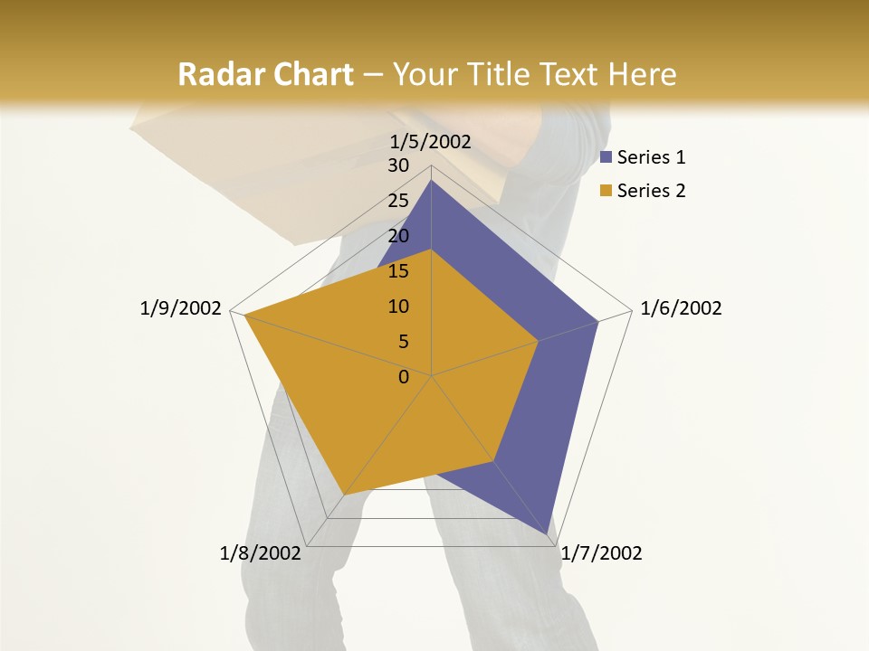 Tired Young Man Holding Cardboards. Looking At Camera. Gray Background, Whole Body PowerPoint Template