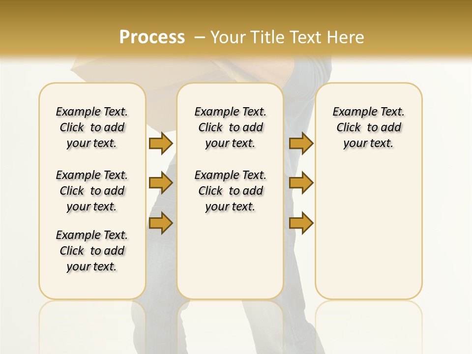 Tired Young Man Holding Cardboards. Looking At Camera. Gray Background, Whole Body PowerPoint Template