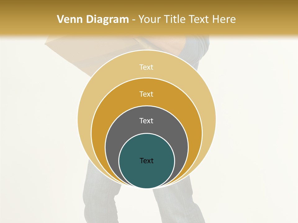 Tired Young Man Holding Cardboards. Looking At Camera. Gray Background, Whole Body PowerPoint Template