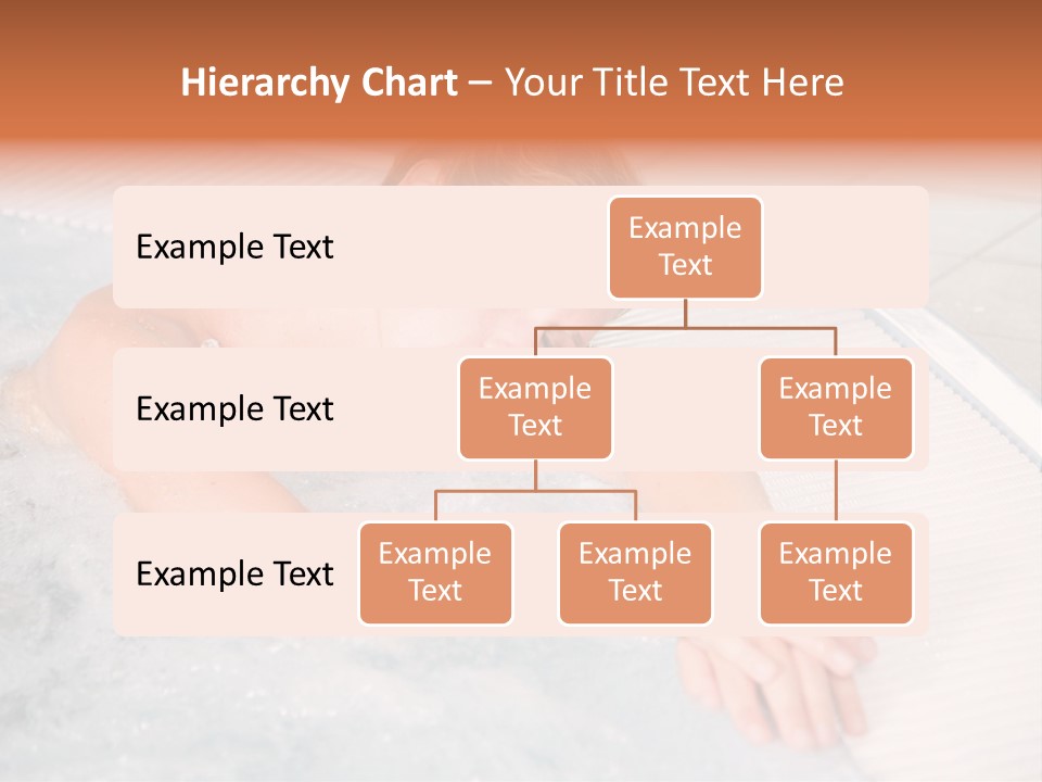 Pretty Blond Woman Relaxing In The Whirlpool PowerPoint Template