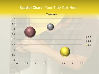 A Man In A Hard Hat Working On An Electrical Panel PowerPoint Template