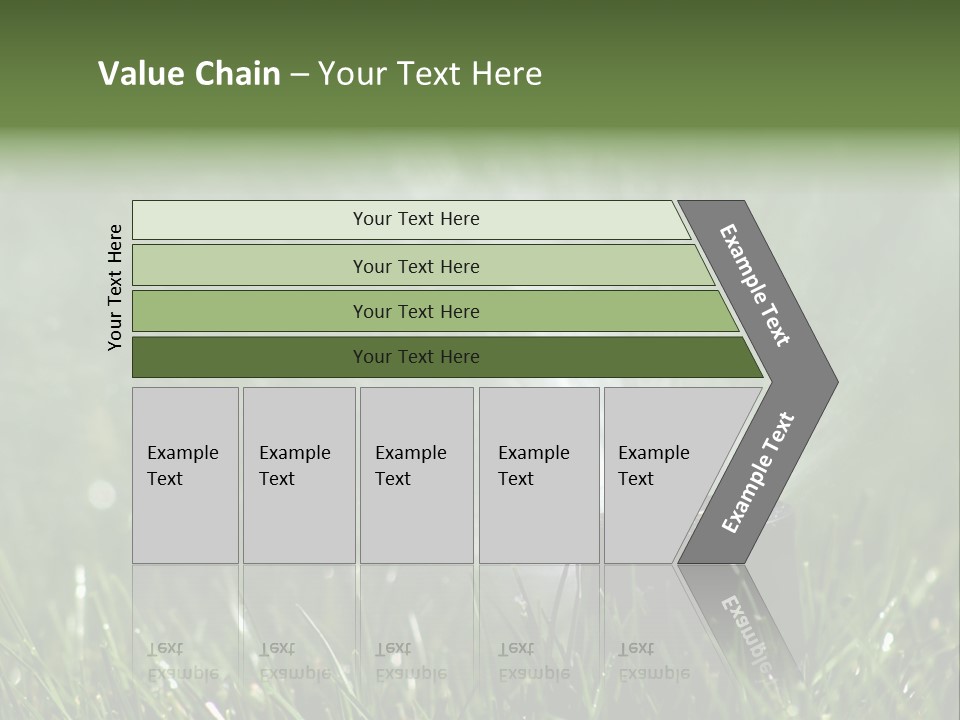 Close Up Of Lawn Sprinkler With Copy Space PowerPoint Template