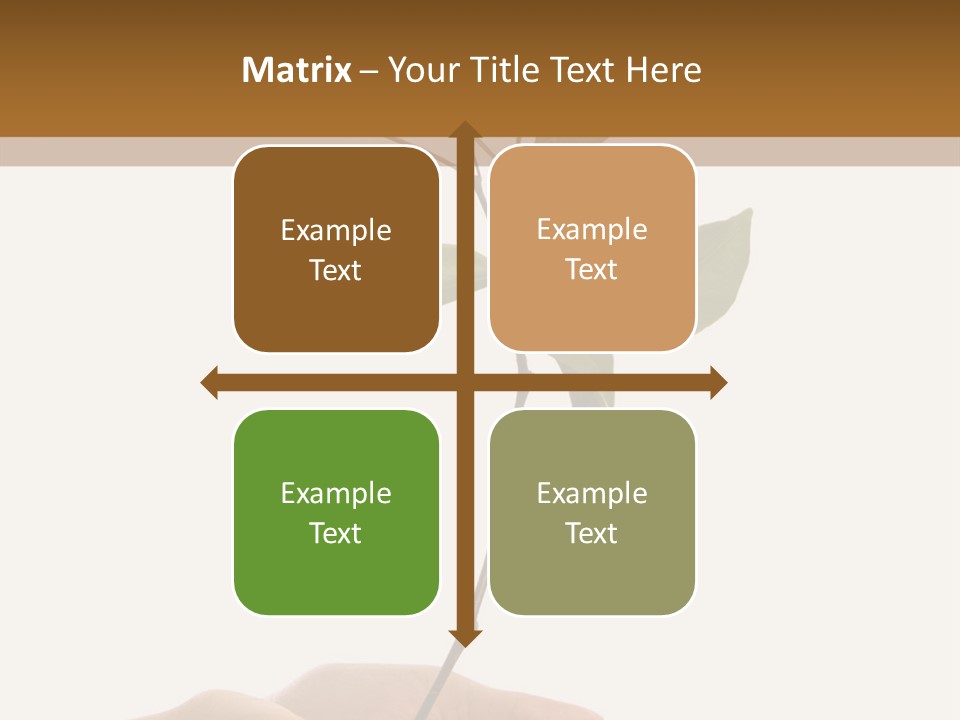 Isolated Hands Holding A New Tree With Green Leaves PowerPoint Template