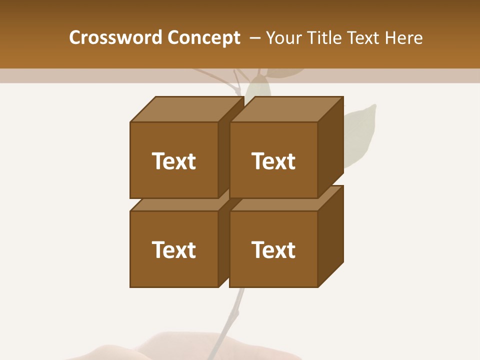 Isolated Hands Holding A New Tree With Green Leaves PowerPoint Template