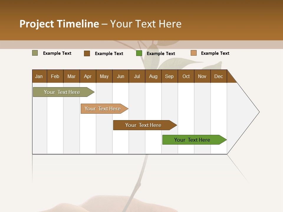 Isolated Hands Holding A New Tree With Green Leaves PowerPoint Template