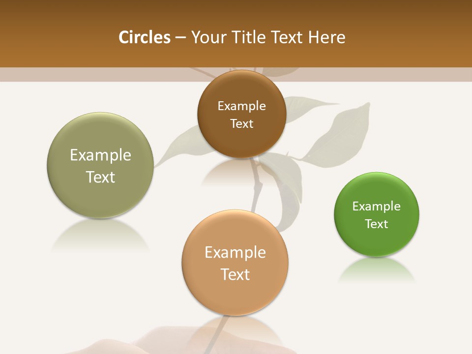 Isolated Hands Holding A New Tree With Green Leaves PowerPoint Template