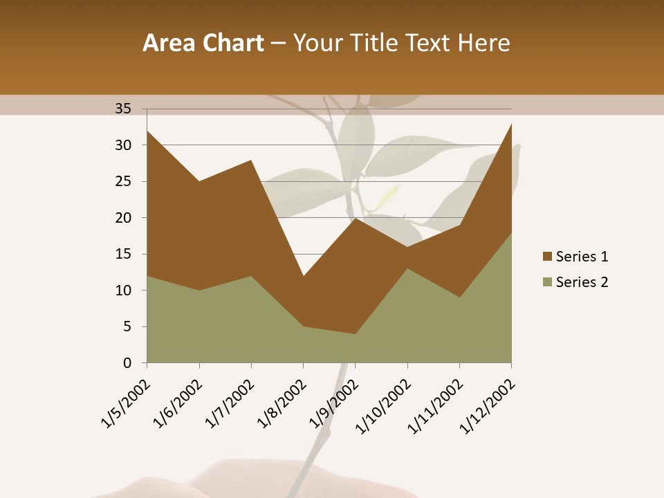 Isolated Hands Holding A New Tree With Green Leaves PowerPoint Template