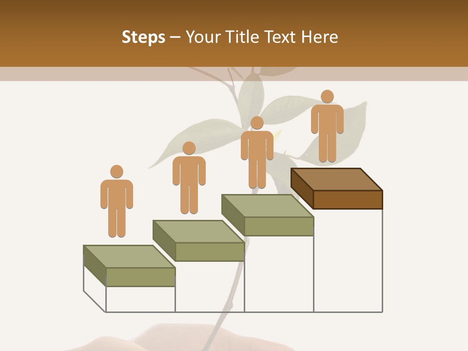 Isolated Hands Holding A New Tree With Green Leaves PowerPoint Template