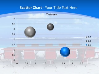 Meeting Room In A Tropical Beach PowerPoint Template