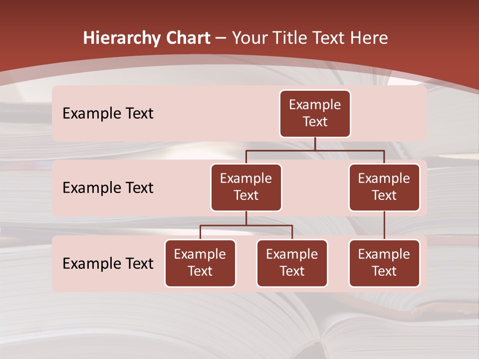 Big Stack Of Books PowerPoint Template