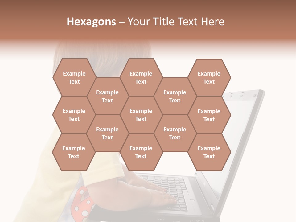 Portrait Of A Styled Children. Theme: Education. PowerPoint Template