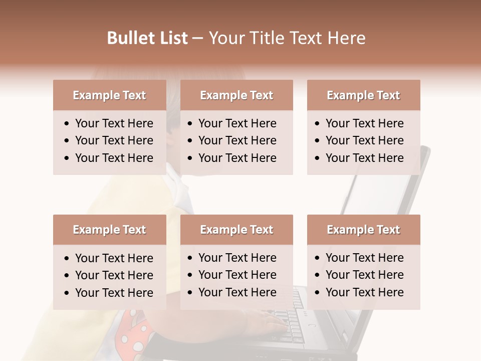 Portrait Of A Styled Children. Theme: Education. PowerPoint Template