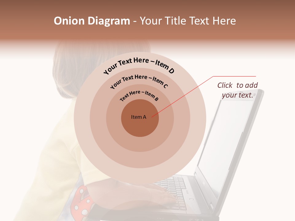 Portrait Of A Styled Children. Theme: Education. PowerPoint Template
