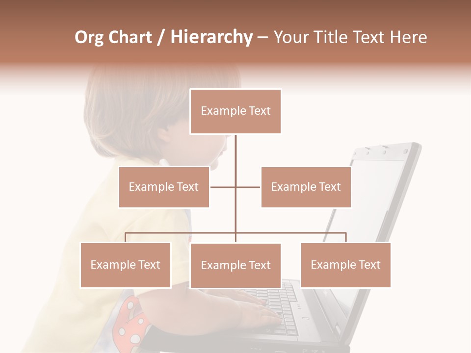 Portrait Of A Styled Children. Theme: Education. PowerPoint Template