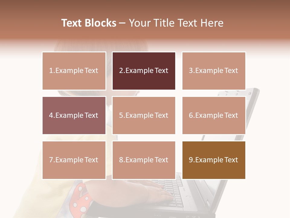 Portrait Of A Styled Children. Theme: Education. PowerPoint Template