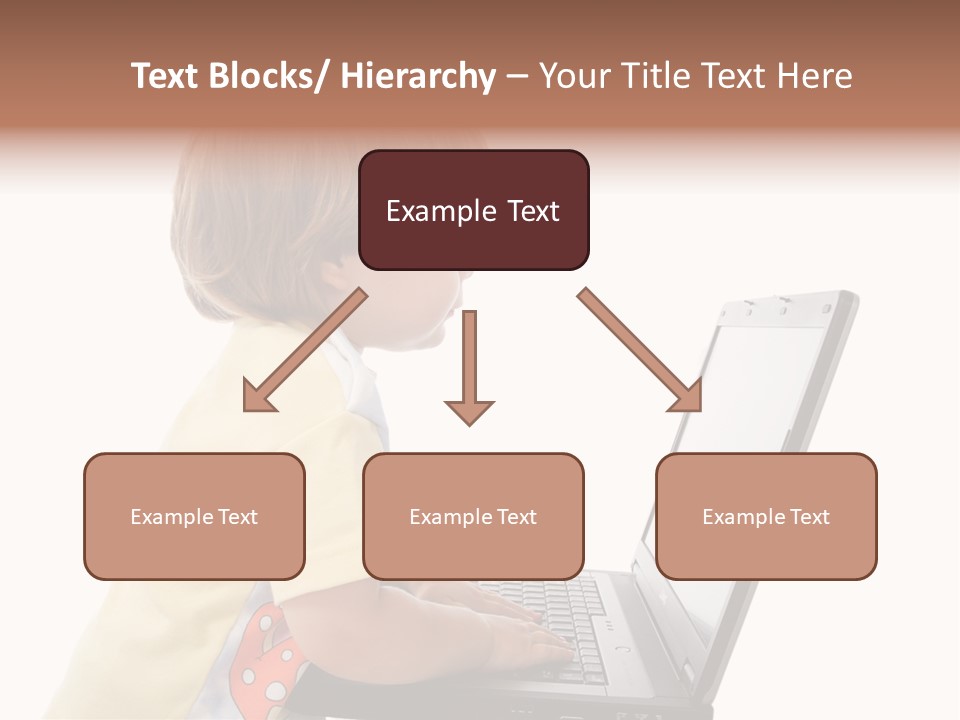 Portrait Of A Styled Children. Theme: Education. PowerPoint Template
