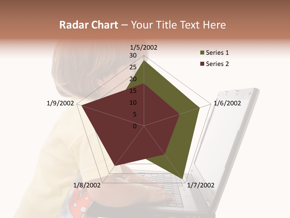 Portrait Of A Styled Children. Theme: Education. PowerPoint Template