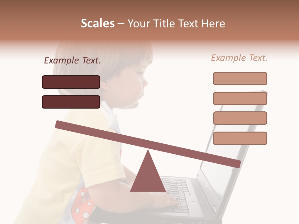 Portrait Of A Styled Children. Theme: Education. PowerPoint Template