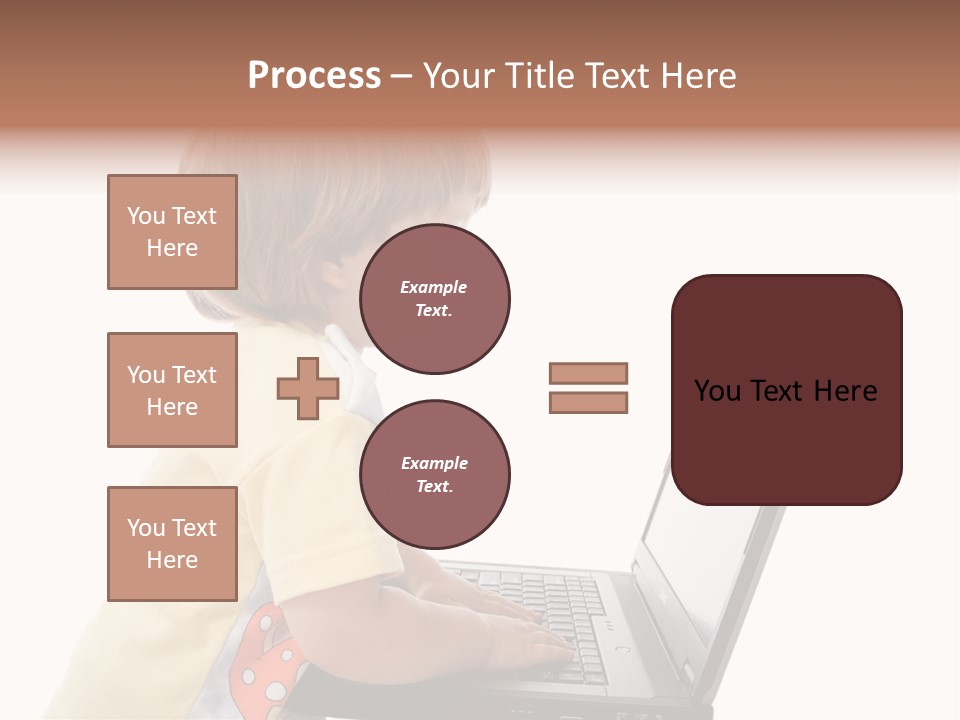 Portrait Of A Styled Children. Theme: Education. PowerPoint Template