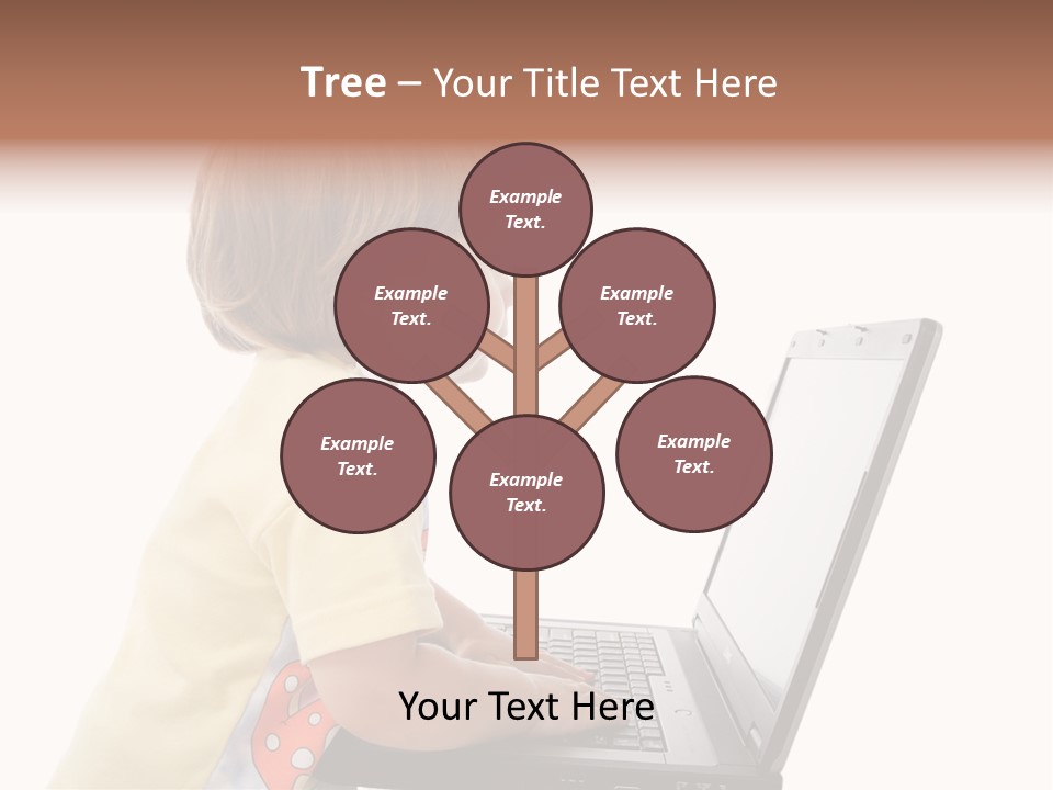 Portrait Of A Styled Children. Theme: Education. PowerPoint Template