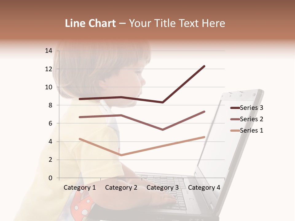 Portrait Of A Styled Children. Theme: Education. PowerPoint Template