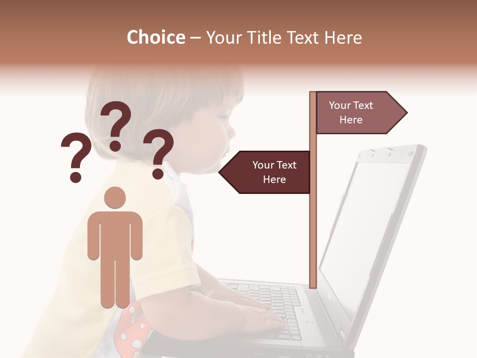 Portrait Of A Styled Children. Theme: Education. PowerPoint Template