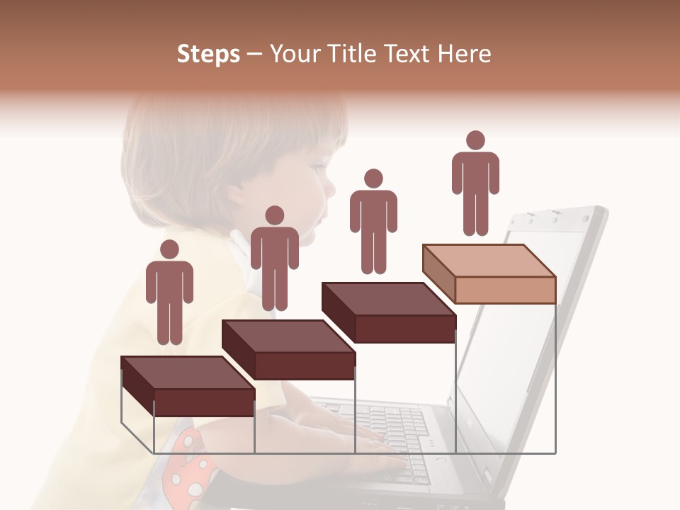 Portrait Of A Styled Children. Theme: Education. PowerPoint Template