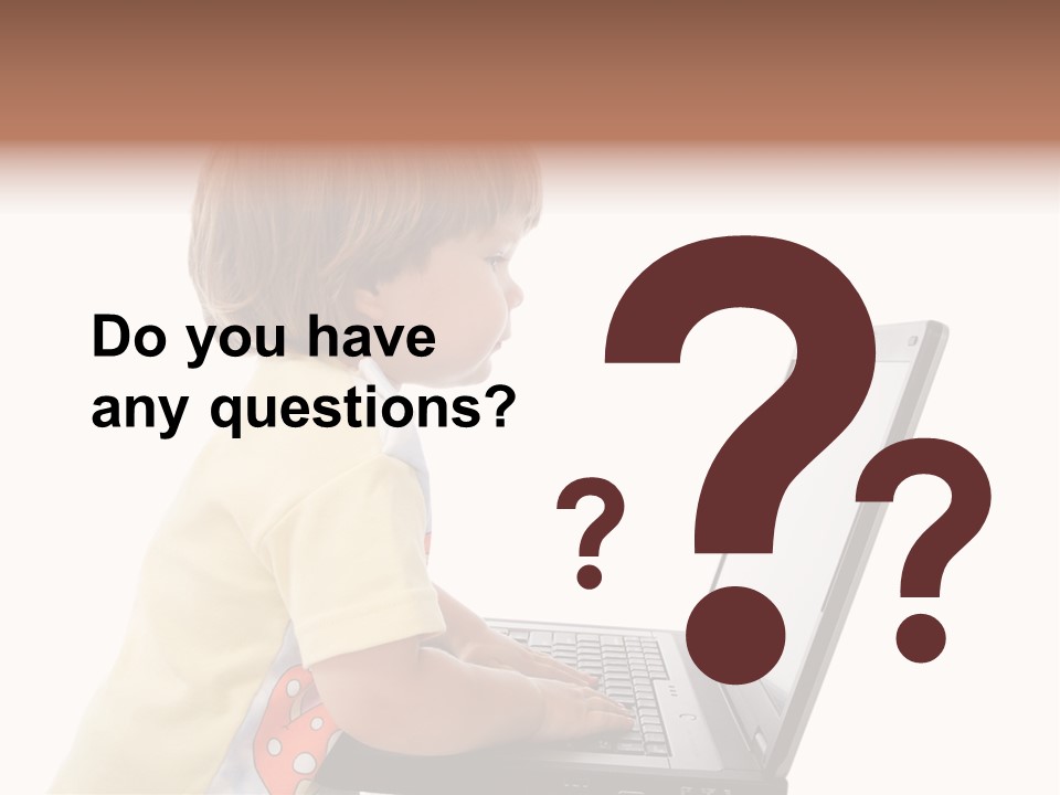 Portrait Of A Styled Children. Theme: Education. PowerPoint Template