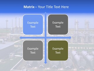 Gas Industry, Gas Injection, Storage And Extraction From Underground Storage Facilities PowerPoint Template