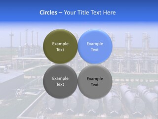 Gas Industry, Gas Injection, Storage And Extraction From Underground Storage Facilities PowerPoint Template