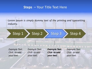 Gas Industry, Gas Injection, Storage And Extraction From Underground Storage Facilities PowerPoint Template