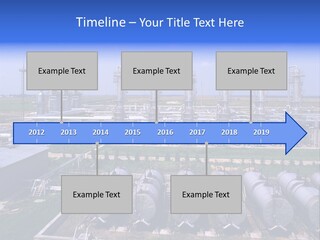 Gas Industry, Gas Injection, Storage And Extraction From Underground Storage Facilities PowerPoint Template