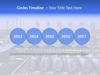Gas Industry, Gas Injection, Storage And Extraction From Underground Storage Facilities PowerPoint Template