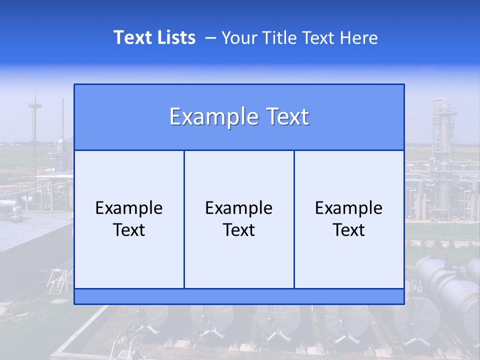 Gas Industry, Gas Injection, Storage And Extraction From Underground Storage Facilities PowerPoint Template