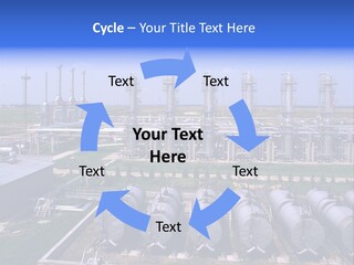 Gas Industry, Gas Injection, Storage And Extraction From Underground Storage Facilities PowerPoint Template