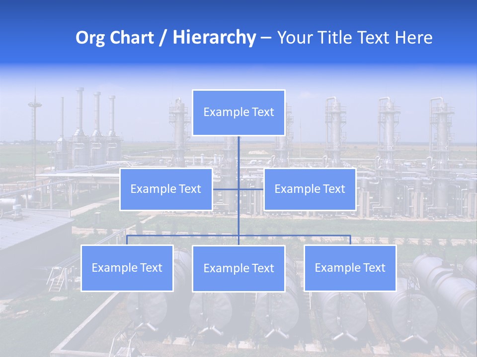 Gas Industry, Gas Injection, Storage And Extraction From Underground Storage Facilities PowerPoint Template