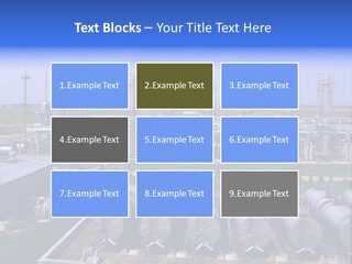 Gas Industry, Gas Injection, Storage And Extraction From Underground Storage Facilities PowerPoint Template