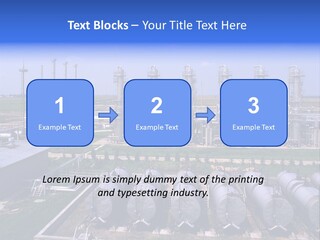 Gas Industry, Gas Injection, Storage And Extraction From Underground Storage Facilities PowerPoint Template