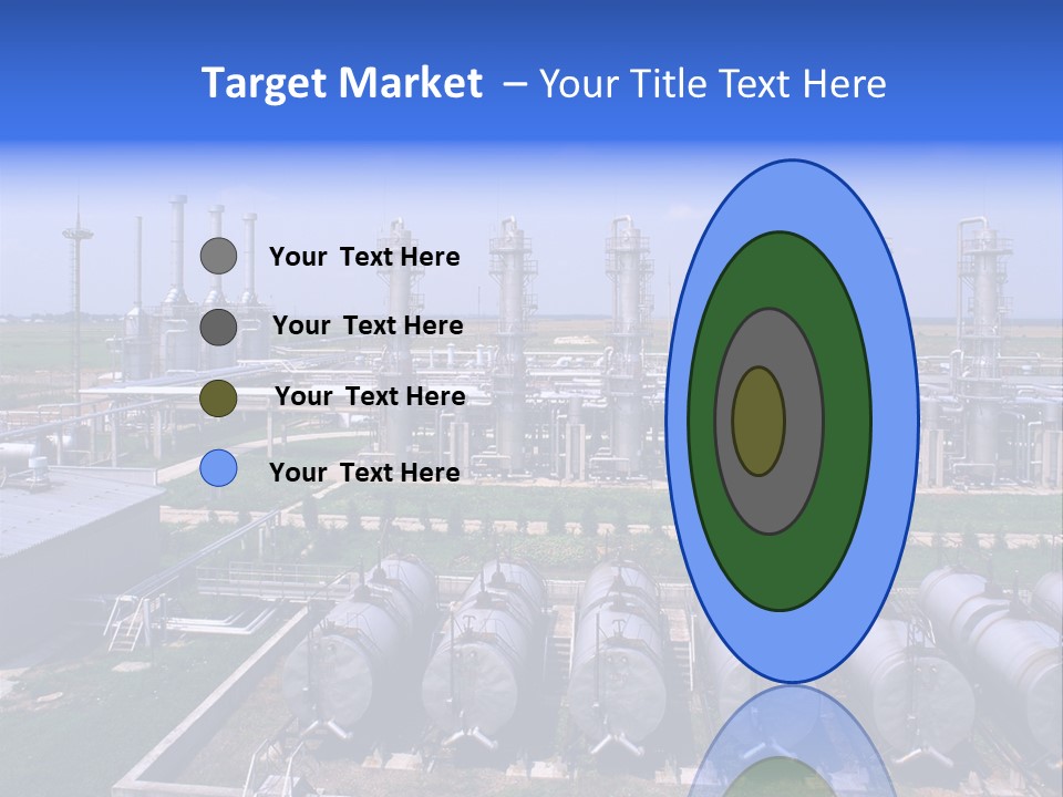 Gas Industry, Gas Injection, Storage And Extraction From Underground Storage Facilities PowerPoint Template