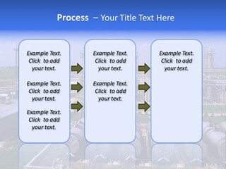 Gas Industry, Gas Injection, Storage And Extraction From Underground Storage Facilities PowerPoint Template