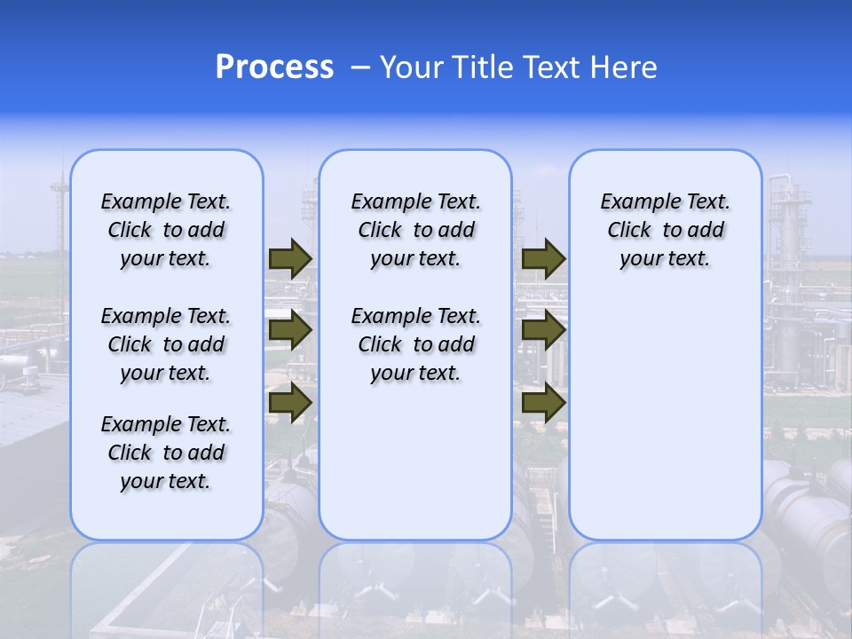 Gas Industry, Gas Injection, Storage And Extraction From Underground Storage Facilities PowerPoint Template
